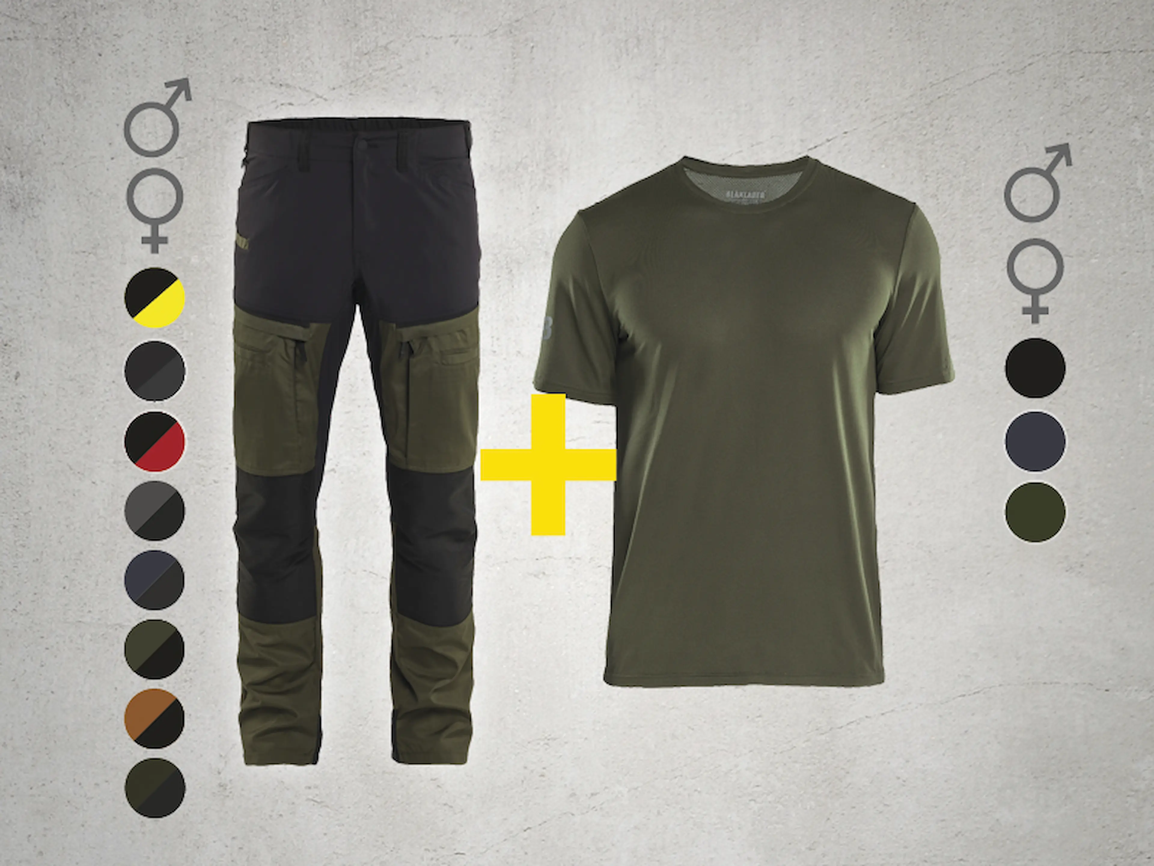 promotion pantalon + t-shirt