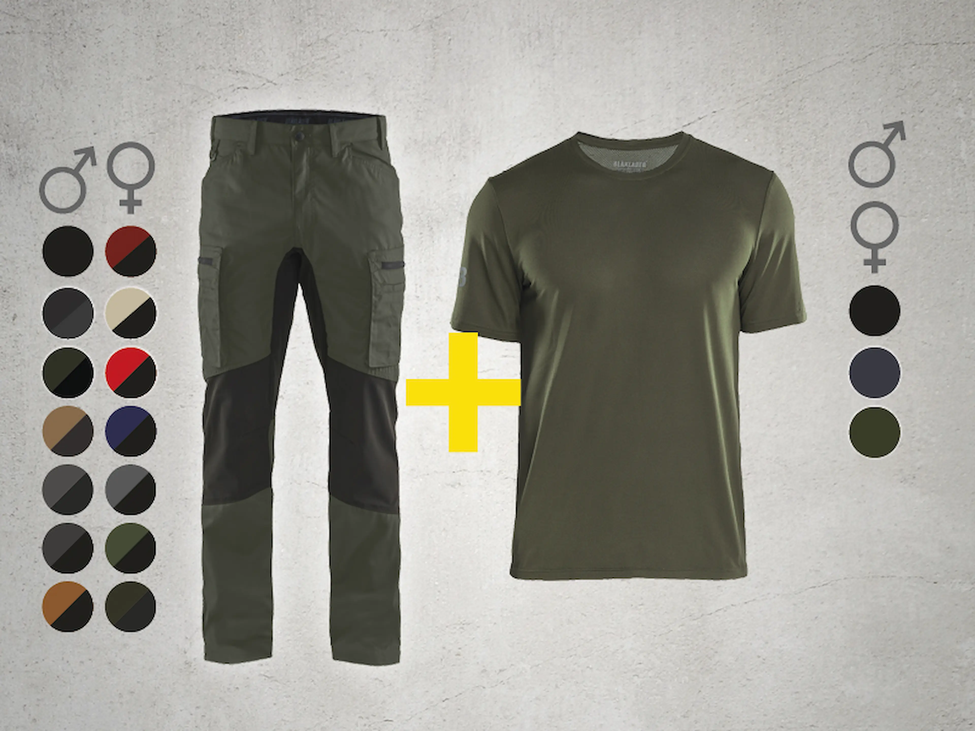 promotion pantalon + t-shirt